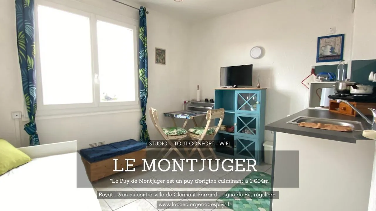 Le Montjuger - Studio Cosy Proche Des Thermes De Royat Apartment
